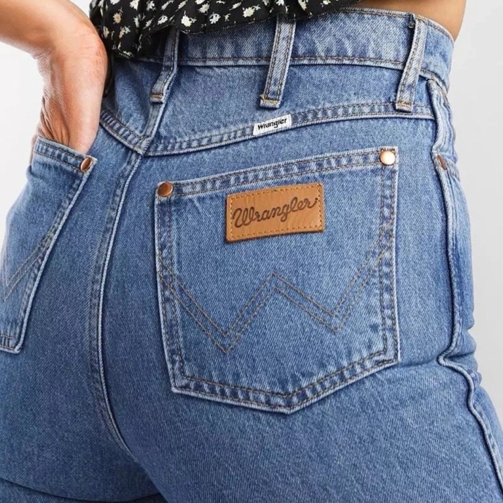 WRANGLER Wanderer 622 Jeans size 26 High Rise Flare 30” Inseam Bell Bottoms - Picture 7 of 13